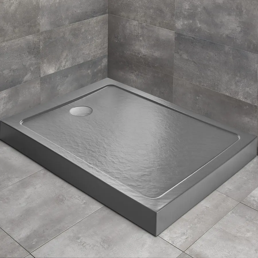 Піддон Radaway Doros F Compact Stone антрацитового кольору